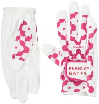 Перчатки Flower Sweat Quick Heat UV Гольф Перчатки Flower Pattern SS [Pearly Gates] Женские Двуручные (Геометрический рисунок, Абсорбирующий, Осушающий, Экранирующий,