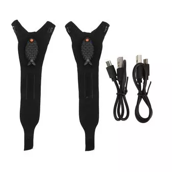 Перчатки-фонарики, перезаряжаемые, дышащие, без пальцев, светодиодные перчатки для рыбалки