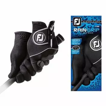 Перчатки FootJoy Rain Grip черные (1 пара)