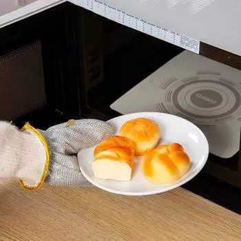 Перчатки Houseeker из стальной проволоки для чистки, щетка для мытья посуды, водонепроницаемые теплоизоляционные перчатки для духовки золотой