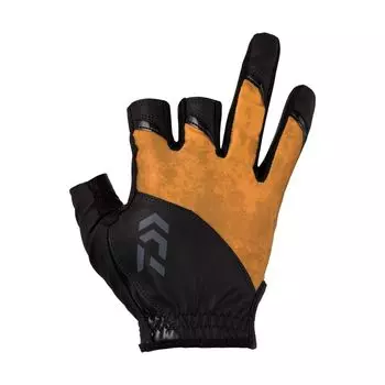 Перчатки Ice Dry R Padded Gloves 3 Cut Bottom Orange M [Daiwa] DG-2023