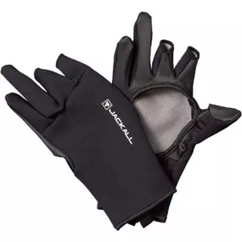 Перчатки JACKALL Sensitive Warm черные, размер L