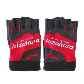 Перчатки kizakura Kz Black x Red LL (5 разрезов) Кз-Г1