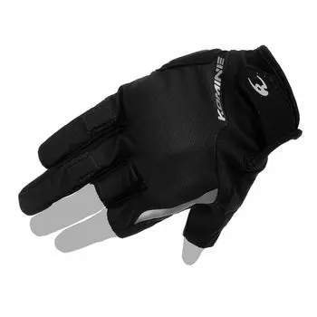 Перчатки Komine Protect 3 без пальцев сетчатые для мотоциклов черные 3XL GK-2603 чёрный