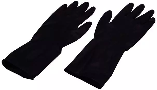 Перчатки Okamoto Black для окрашивания волос M 50 шт. (ОКАМОТО) чёрный