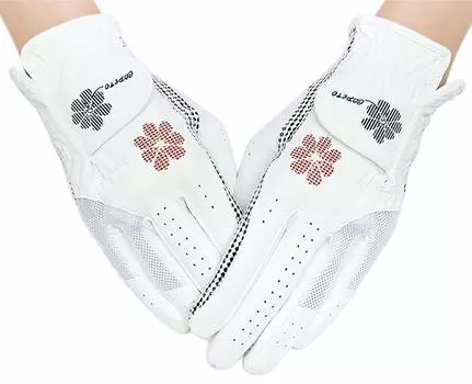 Перчатки PREMINNO Golf Both Design, женские, руки, посадка, прочность, (22 (18,0см-18,5см), белый) белый