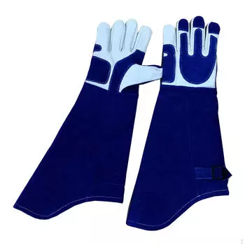 Перчатки против укусов Защитные перчатки 55 см для безопасной работы с птицами для попугаев