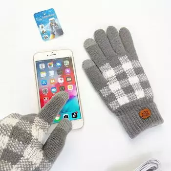 Перчатки с электрообогревом, 5-пальцевые перчатки из жаккардовой ткани, качественная зимняя защита рук для занятий спортом на открытом воздухе и езды на велосипеде average size