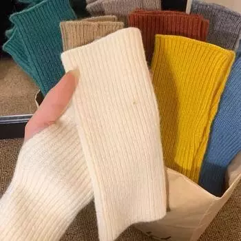 Перчатки с полупальцами для женщин, зимние, мягкие, теплые, шерстяные, вязаные, перчатки, простые, мягкие, теплые, без пальцев, унисекс, варежки, перчатки Guantes One Size