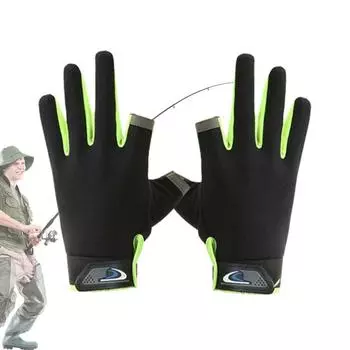 Перчатки с защитой от ультрафиолета, дышащие эластичные солнцезащитные перчатки, нескользящая ручка, удобные аксессуары для рыбалки, солнцезащитные перчатки, сетка для CHINA