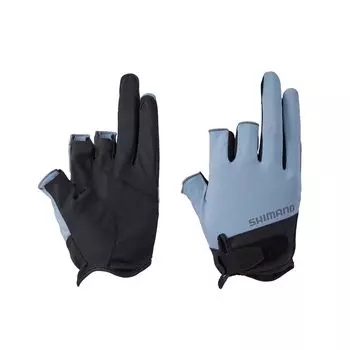 Перчатки SHIMANO Basic 3 Cut светло-голубые XL GL-008V