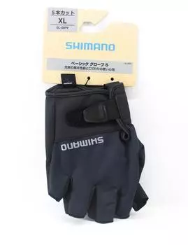 Перчатки Shimano GL-009V без пальцев, размер XL, черные (2633)