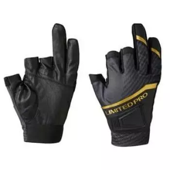 Перчатки Shimano LP Magnet Quick Dry 3 LTD черные M GL-100V