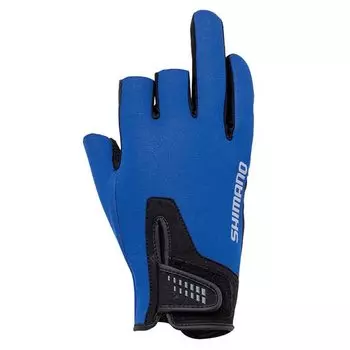 Перчатки SHIMANO Pearl Fit 3 Cut Blue M GL-091Q синий