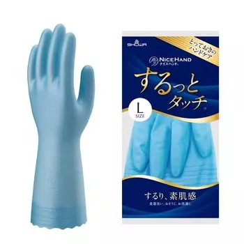 Перчатки Showa Cooking Care Nice Hand Strut Touch L Size Sapphire Blue 1 пара перчаток/рука сапфир синий