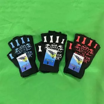 Перчатки трикотажные полупальцевые теплые детские перчатки для работы зимой с офсетом average size