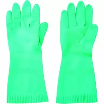 Перчатки TRUSCO Natural Rubber Thick No S x 10 Twins, флис, размер, зеленые, TNGG45-S [Коробка продана]