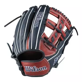 Перчатки Wilson Baseball для софтбола The Wannabe Hero DUAL Hero для инфилдеров 27 Тип Pad Совместимость с 2 Little WBW101539 SS (Перчатка) (Подражатель Двойной)