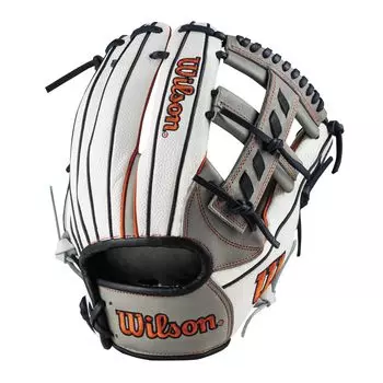 Перчатки Wilson Baseball для софтбола The Wannabe Hero DUAL Hero для Infielder 27 Type Pad совместимы с 2 Little WBW101543 SS (Перчатка) (Подражатель Двойной)