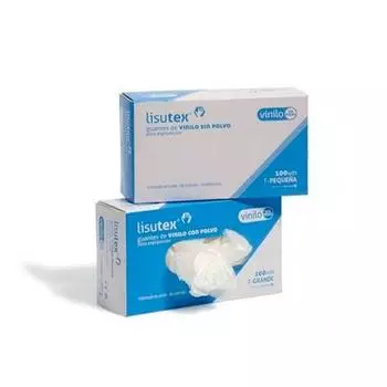 Перчатки виниловые Lisutex 100, размер L