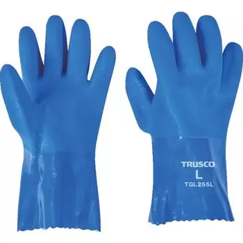 Перчатки виниловые маслостойкие TRUSCO толстые размер L 1 пара TGL255L 1.2 мм