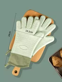 Перчатки Zackoo Anti-Scalding, силиконовые, термостойкие, противоскользящие, противонагревательные, для микроволновой печи, для кухни