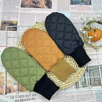 Перчатки женские флисовые утолщенные ветрозащитные теплые варежки для активного отдыха на открытом воздухе лыжные перчатки для верховой езды для студентов One Size