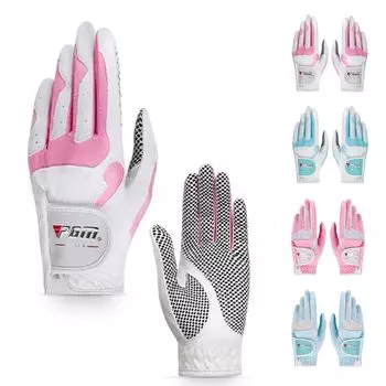 Перчатки женские Golf Both High 360 Degree Microfiber ST018 Pink, для рук, сцепления, воздухопроницаемости, (19 размер, белый)