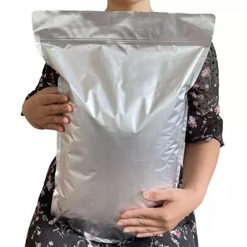 PERCUST Rice Storage Rice Хранение риса Алюминиевый мешок с застежкой-молнией в мешке 5 штук для 10 кг риса Мешок, Мешок, 10 кг, Контейнер, Мешок, (Холодильник для хранения), серебряный