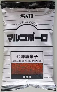 Перец чили Marco Polo Shichimi 300 г x 3 пакета S&B