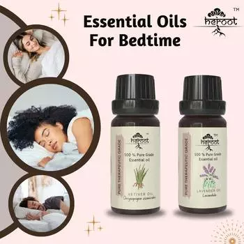 Перед сном - Эфирное масло лаванды и ветивера Лучший сон Ароматерапия и диффузор Pack = 15 ml