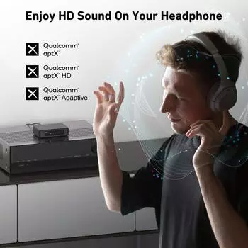 Передатчик звука Bluetooth Arylic BT10 Передача звука на 2 наушника Bluetooth или колонки Bluetooth через BluetoothTramsit через