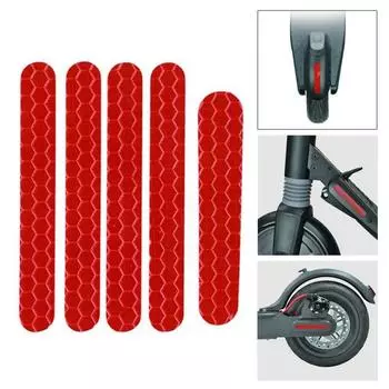 Переднее и заднее колесо скутера, защитный чехол, светоотражающая наклейка для Ninebot ES1, детали для электрического скутера, скейтборда