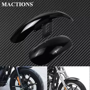 Переднее крыло мотоцикла, брызговик, обтекатель, черный чехол для Harley Sportster Forty Eight 48 XL1200X XL 1200 2010-2017 XL883 A Fender For 48 1200