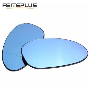 Переднее левое и правое зеркало с подогревом, стекло двери автомобиля, зеркало заднего вида для BMW E46 E90 E92 M3 Left