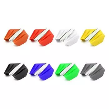 Передние боковые аэродинамические крылья-обтекатели с наклейками на мотоциклетные украшения чёрный