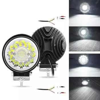 Передние фары дальнего света, длительный срок службы, высокая мощность, 6500K, 4-дюймовый светодиодный рабочий свет