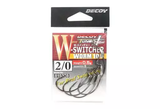 Передние грузовые крючки Decoy 104W Switcher, размер 2/0, 0,5 грамма (5328)