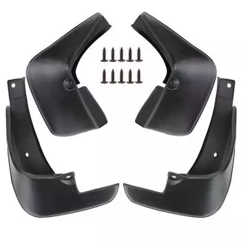 Передние и задние брызговики, брызговики для Toyota Corolla 2004-2018, брызговики, 4 шт./компл. чёрный