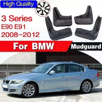 Передние и задние брызговики для BMW 3 серии E90 E91 Sedan Saloon Touring 2008-2012, брызговики, брызговики 2009 2010 2011