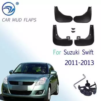 Передние и задние брызговики для Suzuki Swift 2011 2012 2013, брызговики для крыльев, брызговики, автомобильные аксессуары 2011-2013
