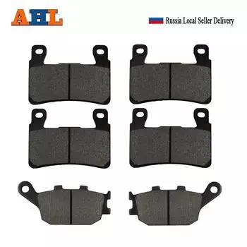 Передние и задние тормозные колодки AHL для мотоцикла Honda CBR 600 F4 F4i CBR929 CBR954 FIREBLADE CBR900 RR VTR 1000 SP-1 (СП45) CB1300 1 pair rear