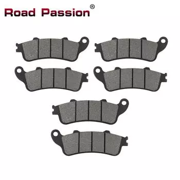 Передние и задние тормозные колодки для мотоцикла Road Passion для HONDA VFR800 Interceptor CBR1100 XX CBR1100XX ST1100 ST1300 GL1800 1 Pair