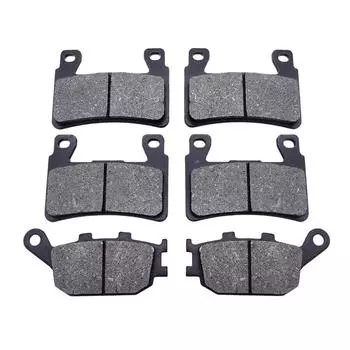Передние и задние тормозные колодки мотоцикла для HONDA CBR 600 F4 F4i CBR929 CBR954 FIREBLADE CBR900 RR VTR 1000 SP-1 (СП45) CB1300 Front And Rear чёрный