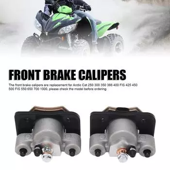 Передние тормозные суппорты 1436?423 металлические гидравлические суппорты с отличной заменой для рассеивания тепла для Arctic Cat 250 300 350 366