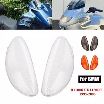 Передние указатели поворота, корпус корпуса для BMW R1150RT R1100RT R 1150 1100 RT 1995-2005, индикатор мотоцикла, мигалка, крышка объектива дым