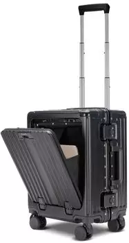 Передний алюминиевый чехол Carry Front Ultra с деловым походом SS 27 л, большой, на 1 ночь [Bargiotti] чемодан, открытый, каркасный, чехол, открытый, маленький, ручная кладь, ABS+PC,