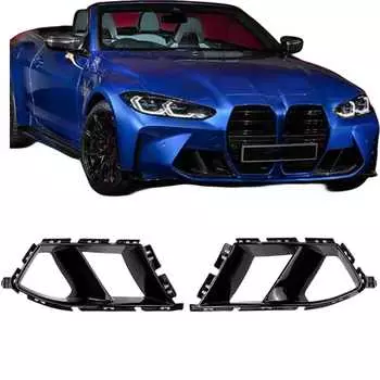 Передний бампер боковая крышка воздухозаборника для BMW G80 M3 G82 G83 M4 2021-2024 автомобильная противотуманная заглушка декоративная