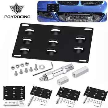 Передний бампер Буксировочный крюк Держатель кронштейна для крепления номерного знака для японского автомобиля Honda Civic Автомобильные аксессуары