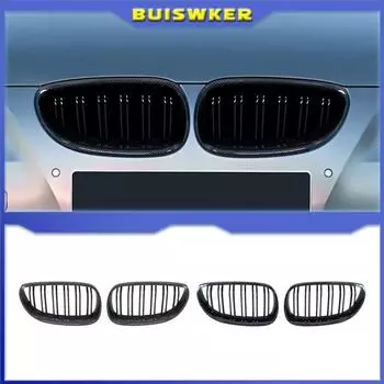 Передний бампер, решетка для почек, сетка на капоте, двойная линия для BMW E60 M5 E61 520i 545i 550i 535i 2003-2010 5 Series, комплект кузова для ремонта